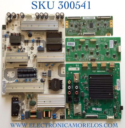 KIT DE TARJETAS PARA TV VIZIO SMARTCAST / MAIN 262785 / TD.MT5691.U751 / 262784 / 21201-02409 / T-CON 44-9771601O / 47_6021332 / HV650QUBF70 / DRIVER 60101-03777 / SHE6512A-116E / FUENTE 60101-03775 / 25-DB5912-X2P1 / SHG6501A-116E / MODELO M656-H4